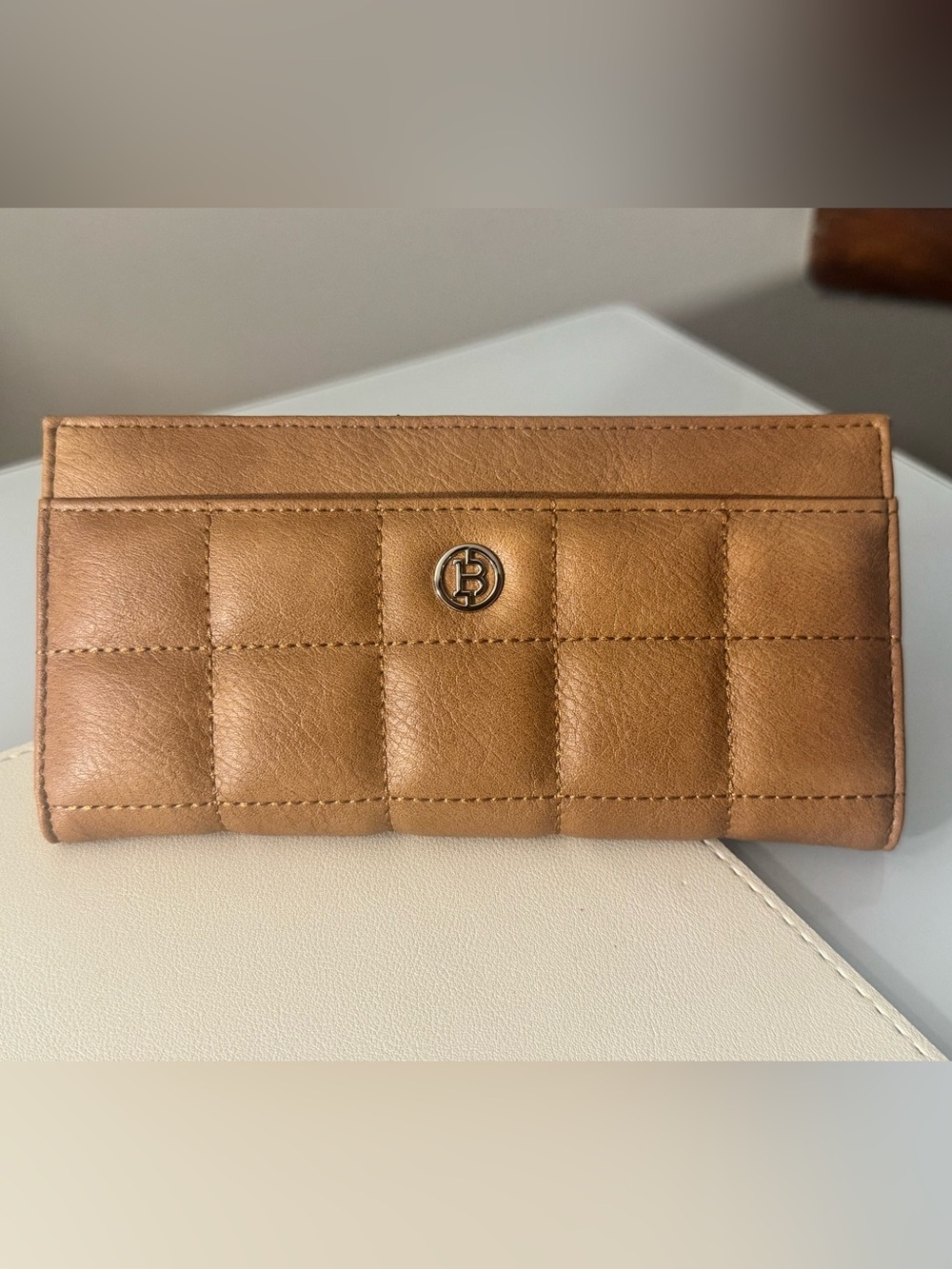 Tan Bostanten Leather Wallet – NWOT